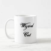 Halloween-Zauberer-Katze Kaffeetasse (Links)
