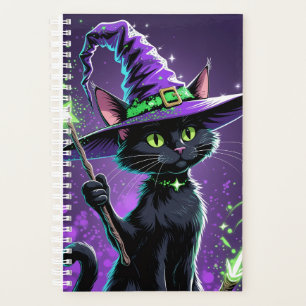 Halloween Zauberkatze Planer