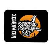 Halloween Zebra Magnet (Horizontal)