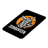 Halloween Zebra Magnet (Linke Seite)