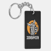 Halloween Zebra Schlüsselanhänger (Vorderseite links)