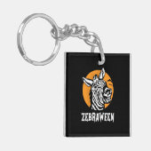 Halloween Zebra Schlüsselanhänger (Vorderseite links)