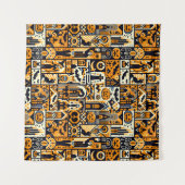 Halloween-Zeichen-Backdrops Wandteppich (Vorderseite (Horizontal))