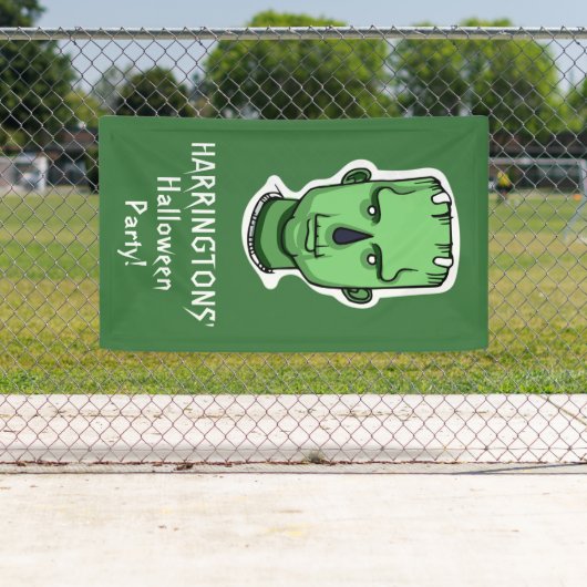 Halloween-Zeichen, benutzerdefiniertes Textbanner  Banner (Insitu)