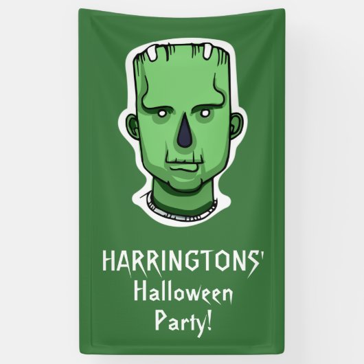 Halloween-Zeichen, benutzerdefiniertes Textbanner  Banner (Vertikal)