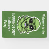 Halloween-Zeichen, benutzerdefiniertes Textbanner  Banner (Horizontal)