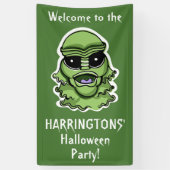 Halloween-Zeichen, benutzerdefiniertes Textbanner  Banner (Vertikal)