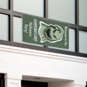 Halloween-Zeichen, benutzerdefiniertes Textbanner  Banner (Äußeres Gebäude)
