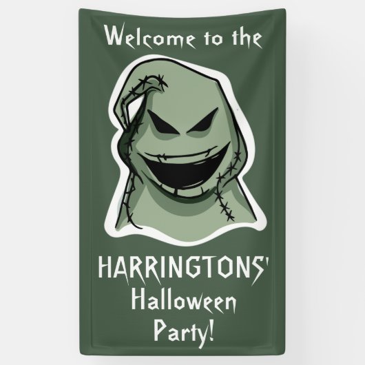 Halloween-Zeichen, benutzerdefiniertes Textbanner  Banner (Vertikal)