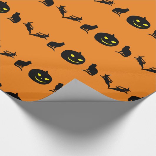 Halloween-Zeichen Geschenkpapier (Ecke)