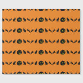 Halloween-Zeichen Geschenkpapier (Flach)