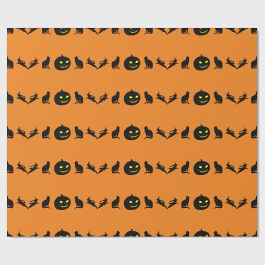 Halloween-Zeichen Geschenkpapier (Flach)
