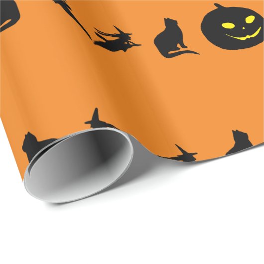 Halloween-Zeichen Geschenkpapier (Rolleneckpunkt)