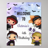 Halloween-Zeichen Poster (Vorne)