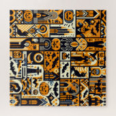 Halloween-Zeichen Puzzle (Horizontal)