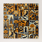 Halloween-Zeichen Puzzle (Vertikal)