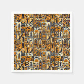 Halloween-Zeichen Serviette (Vorderseite)