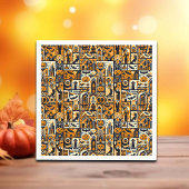 Halloween-Zeichen Serviette