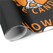 Halloween Zeige mir das Candy Skelett Geschenkpapier (Rolleneckpunkt)