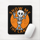 Halloween Zeige mir das Candy Skelett Mousepad (Mit Mouse)