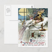 Halloween Zeit Postkarte (Vorne/Hinten)