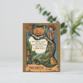 Halloween-Zeit Postkarte (Stehend Vorderseite)