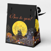 Halloween-Zelt-Fan-Box "Behalt Running" Geschenkschachtel (Rückseite)