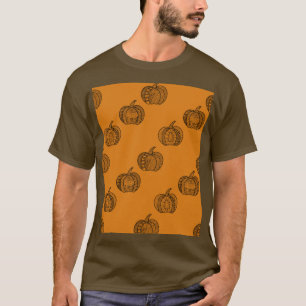 Halloween-zentangle-Kürbis HerbstErntedank T-Shirt