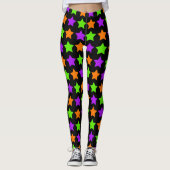HALLOWEEN ZICKZACK LEGGINGS (Vorderseite)