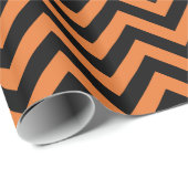 Halloween-Zickzack Mustertafel Geschenkpapier (Rolleneckpunkt)