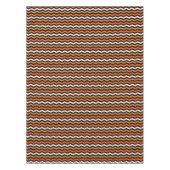 Halloween Zickzack Strip Tablecloth Tischdecke (Vorderseite)