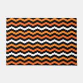 Halloween Zickzack Stripe Doormat Fußmatte (Vorderseite)