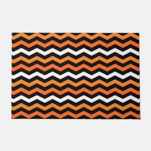 Halloween Zickzack Stripe Doormat Fußmatte