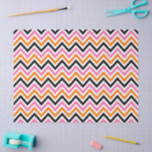 Halloween Zigzag - feines saisonales Muster Seidenpapier (Basteln)
