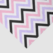 Halloween Zigzag - feines saisonales Muster Seidenpapier (Detail)