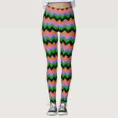 Halloween Zigzag Leggings (Vorderseite)
