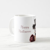 Halloween-Zirkus-Hut weiblich Kaffeetasse (Vorderseite Links)