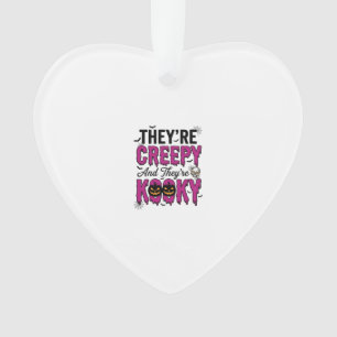 Halloween-Zitat Gruselig Kooky Spukig Vintage_1 Ornament