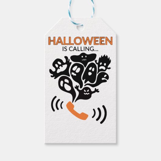 Halloween zitiert Funny Halloween Boo Ghost Geschenkanhänger (Vorderseite)