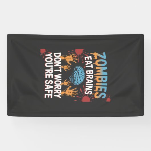 Halloween Zombie Banner (Horizontal)