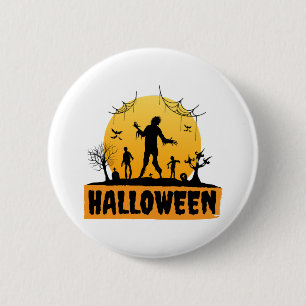 Halloween Zombie Button