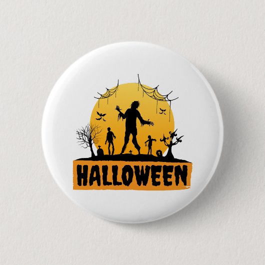 Halloween Zombie Button (Vorderseite)