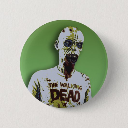 Halloween-Zombie Button (Vorderseite)