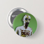Halloween-Zombie Button (Vorne & Hinten)