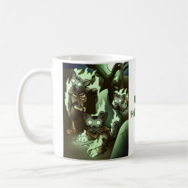 Halloween Zombie Cats Kaffeetasse