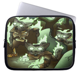 Halloween Zombie Cats Laptopschutzhülle