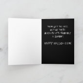 Halloween "Zombie Coffin" Karte (Innenseite)