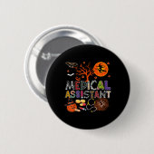 Halloween Zombie Costume Beängstigend P Button (Vorne & Hinten)