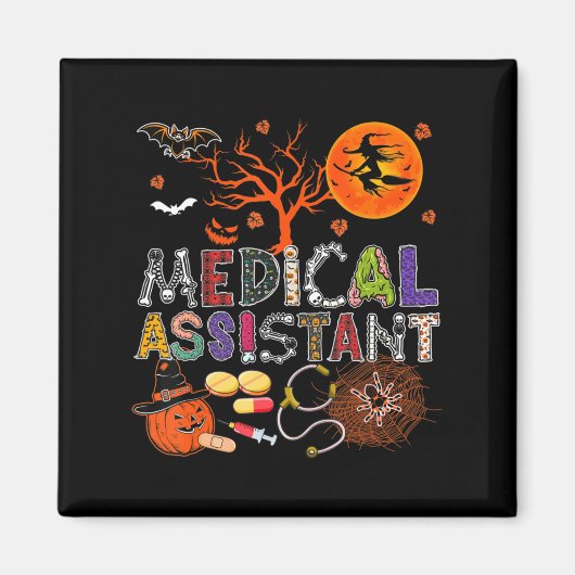 Halloween Zombie Costume Beängstigend P Magnet (Vorne)