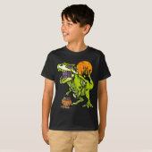 Halloween Zombie Dinosaurier Geschenk für Kinder J T-Shirt (Vorne ganz)